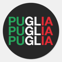 Italienische Flagge PUGLIA