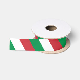 Italienische Flagge - Reisen, Urlaub/Sportfans Satinband