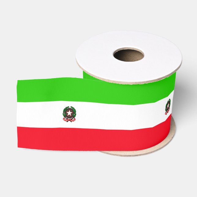 Italienische Flagge Ripsband (Spule)