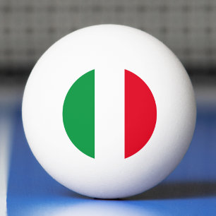 Italienische Flagge Rotes Weißes Grün Italien Tischtennisball