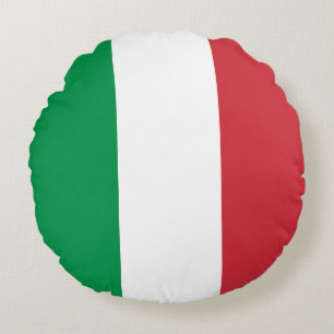 Italienische Flagge Rundes Kissen