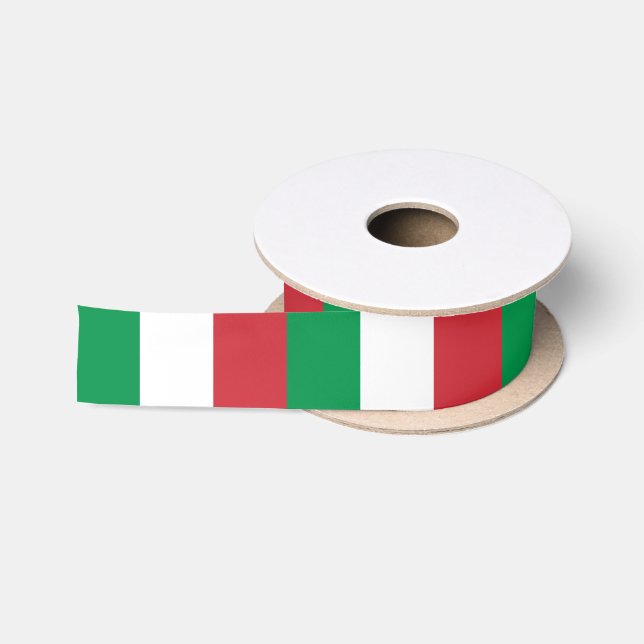 Italienische Flagge Satinband (Spule)