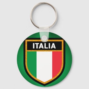 Italienische Flagge Schlüsselanhänger