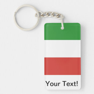 Italienische Flagge Schlüsselanhänger