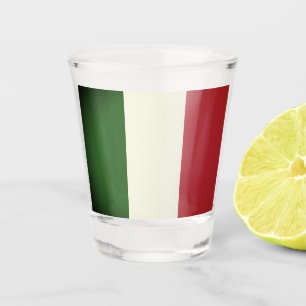 Italienische Flagge Schnapsglas