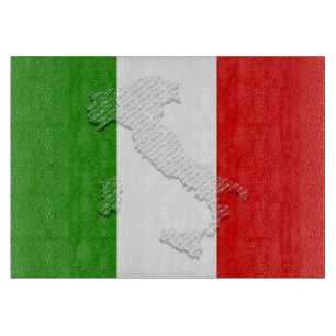 Italienische Flagge Schneidebrett