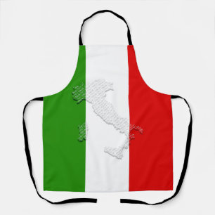 Italienische Flagge Schürze