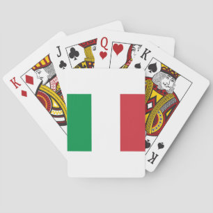 Italienische Flagge Spielkarten