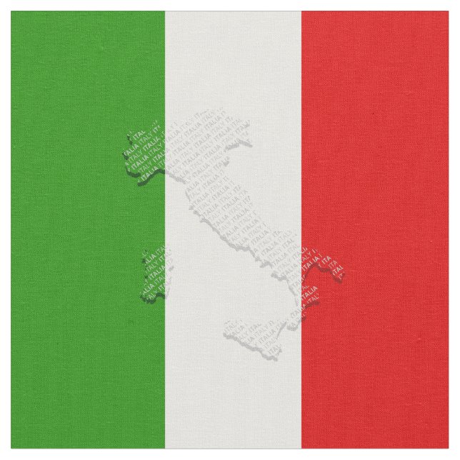 Italienische Flagge Stoff (Nahaufnahme)