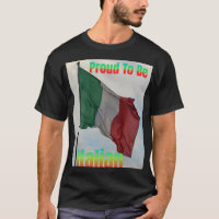 Italienische Flagge stolz zu sein