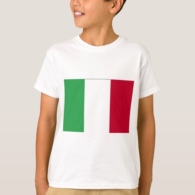 ITALIENISCHE FLAGGE T-Shirt (Vorderseite)
