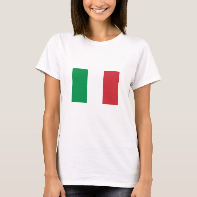 Italienische Flagge T-Shirt (Vorderseite)