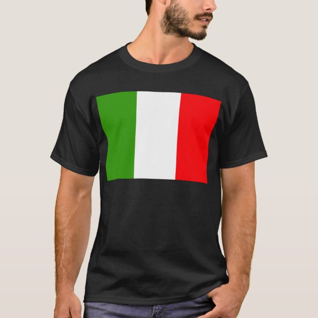 Italienische Flagge T-Shirt (Vorderseite)