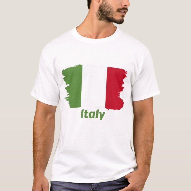 Italienische Flagge T-Shirt (Vorderseite)
