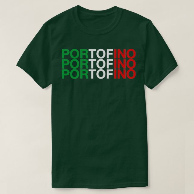 Italienische Flagge T-Shirt (Design vorne)