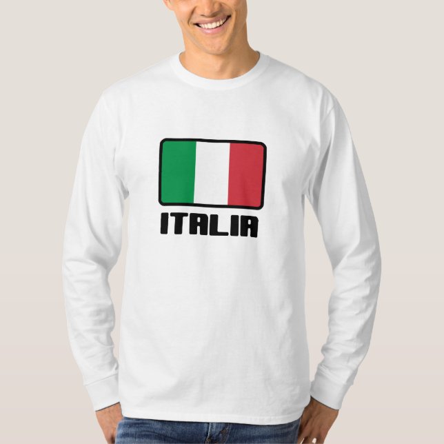 Italienische Flagge T-Shirt (Vorderseite)