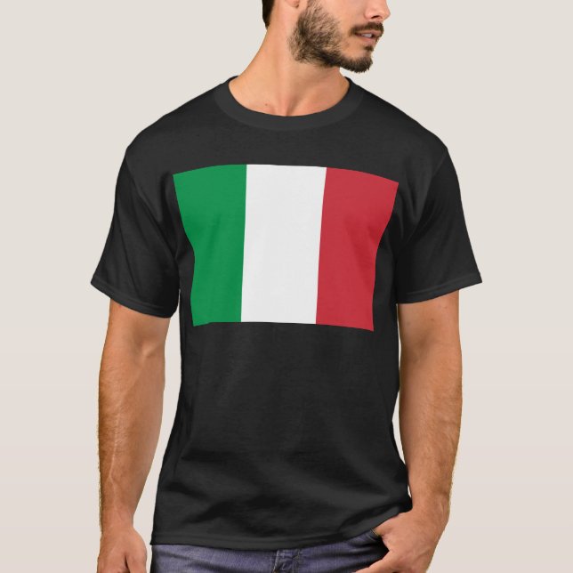 Italienische Flagge T-Shirt (Vorderseite)
