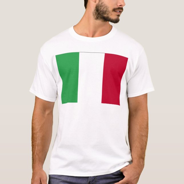 ITALIENISCHE FLAGGE T-Shirt (Vorderseite)