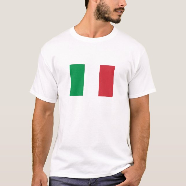 Italienische Flagge T-Shirt (Vorderseite)
