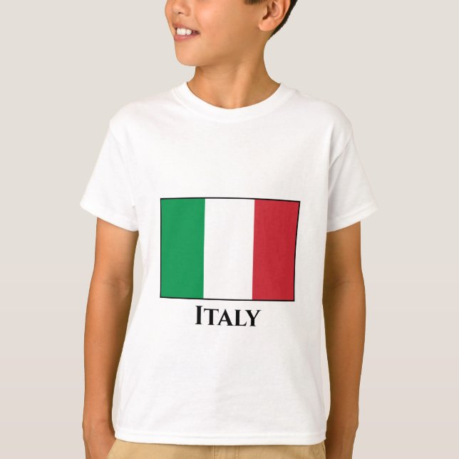 Italienische Flagge T-Shirt (Vorderseite)