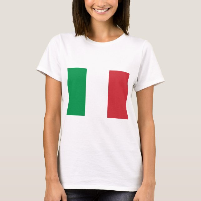 Italienische Flagge T-Shirt (Vorderseite)