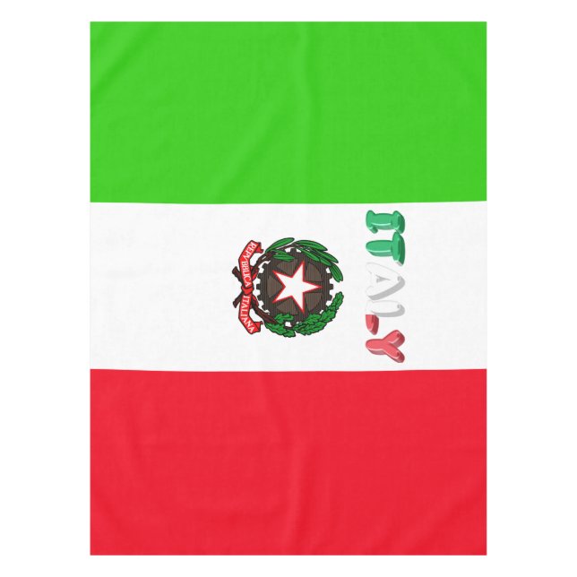 Italienische Flagge Tischdecke (Vorderseite)