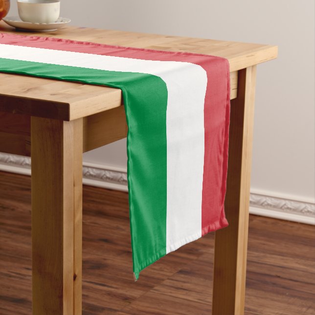 Italienische Flagge: Tischläufer für Party (Beispiel)