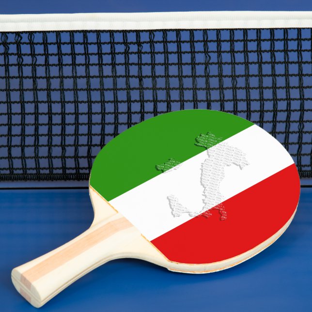 Italienische Flagge Tischtennis Schläger (InSitu)