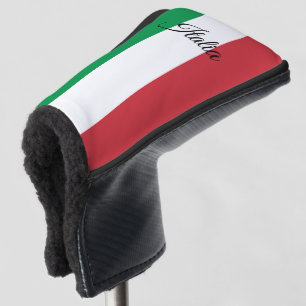 Italienische Flagge und Golf Italien Sportvereine  Headcover