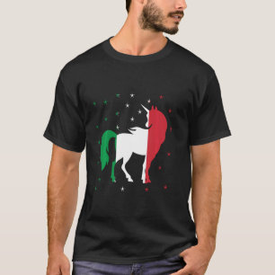 Italienische Flagge Unicorn Proud Italien T-Shirt