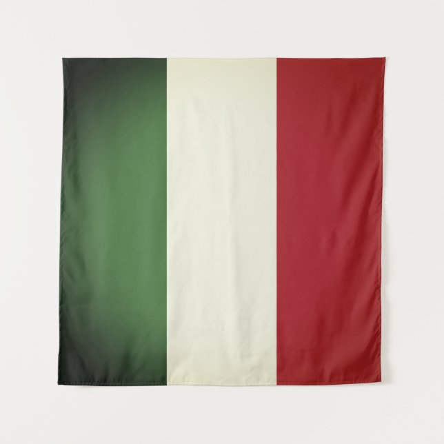 Italienische Flagge Wandteppich (Vorderseite)