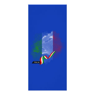 Italienische Flagge Werbekarte