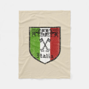 Italienische Flaggen-Fleece-Decke Fleecedecke