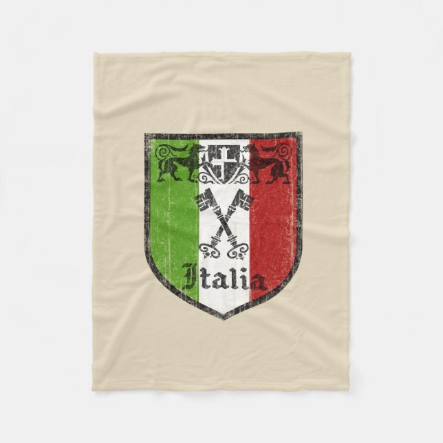 Italienische Flaggen-Fleece-Decke Fleecedecke (Vorderseite)
