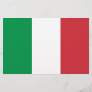 Italienische Flaggen Schreibwaren Briefpapier