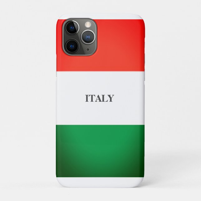 ITALIENISCHE FLAGGENFARBEN Case-Mate iPhone HÜLLE (Rückseite)