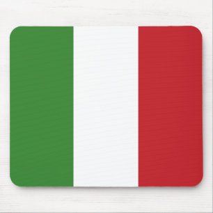 Italienische Flaggenfarben Italien Grün Weiß Rot Mousepad