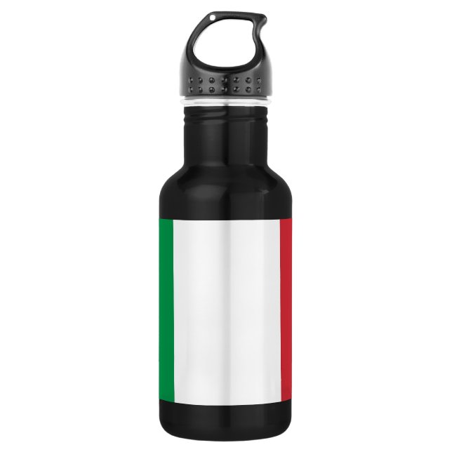 Italienische Flasche für Flaggenfreiheit Trinkflasche (Vorderseite)
