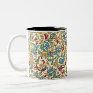 Italienische Florentiner Schnörkel Zweifarbige Tasse