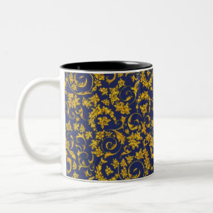 Italienische Florentiner Schnörkel Zweifarbige Tasse