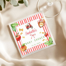 Italienische Food Baby Dusche Holy Cannoli Serviette