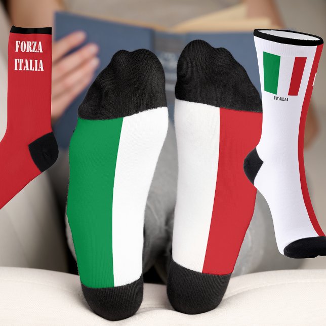 Italienische Fußball-Europameisterschaft 2024 Socken (Von Creator hochgeladen)