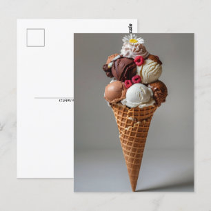 Italienische Gelatine, Postkreuz Postkarte