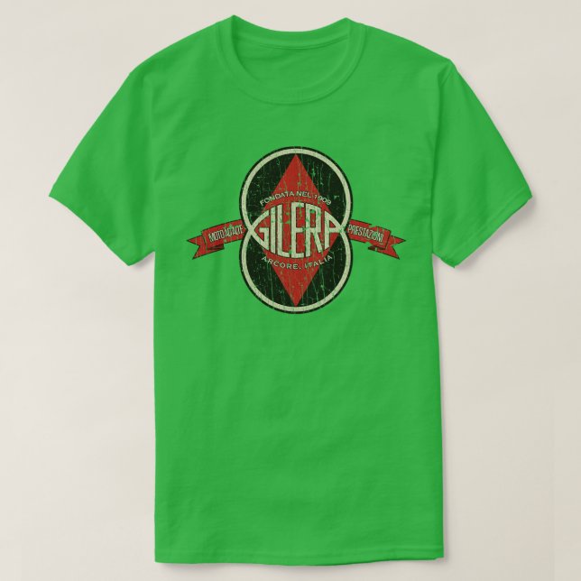 Italienische Gilera-Motorräder 1909 T-Shirt (Design vorne)