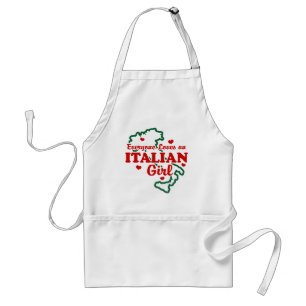 Italienische Girl Schürze