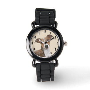 Italienische Grauhound Malerei - Niedliche Origina Armbanduhr