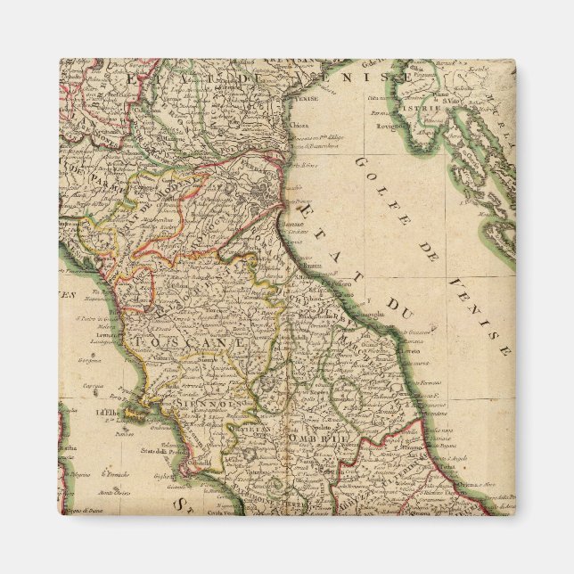 Italienische Grenzländer Magnet (Vorne)
