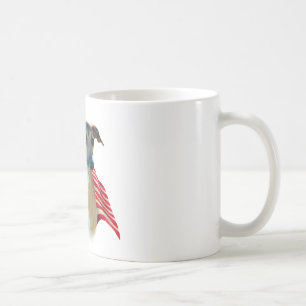 Italienische Greyhound-Flagge Kaffeetasse