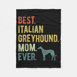 Italienische Greyhound Mama Ever Dog Liebt Muttert Fleecedecke