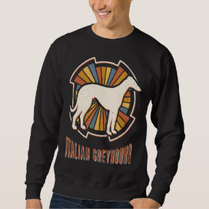Italienische Greyhound Vintag Classic Retro Dog Li Sweatshirt